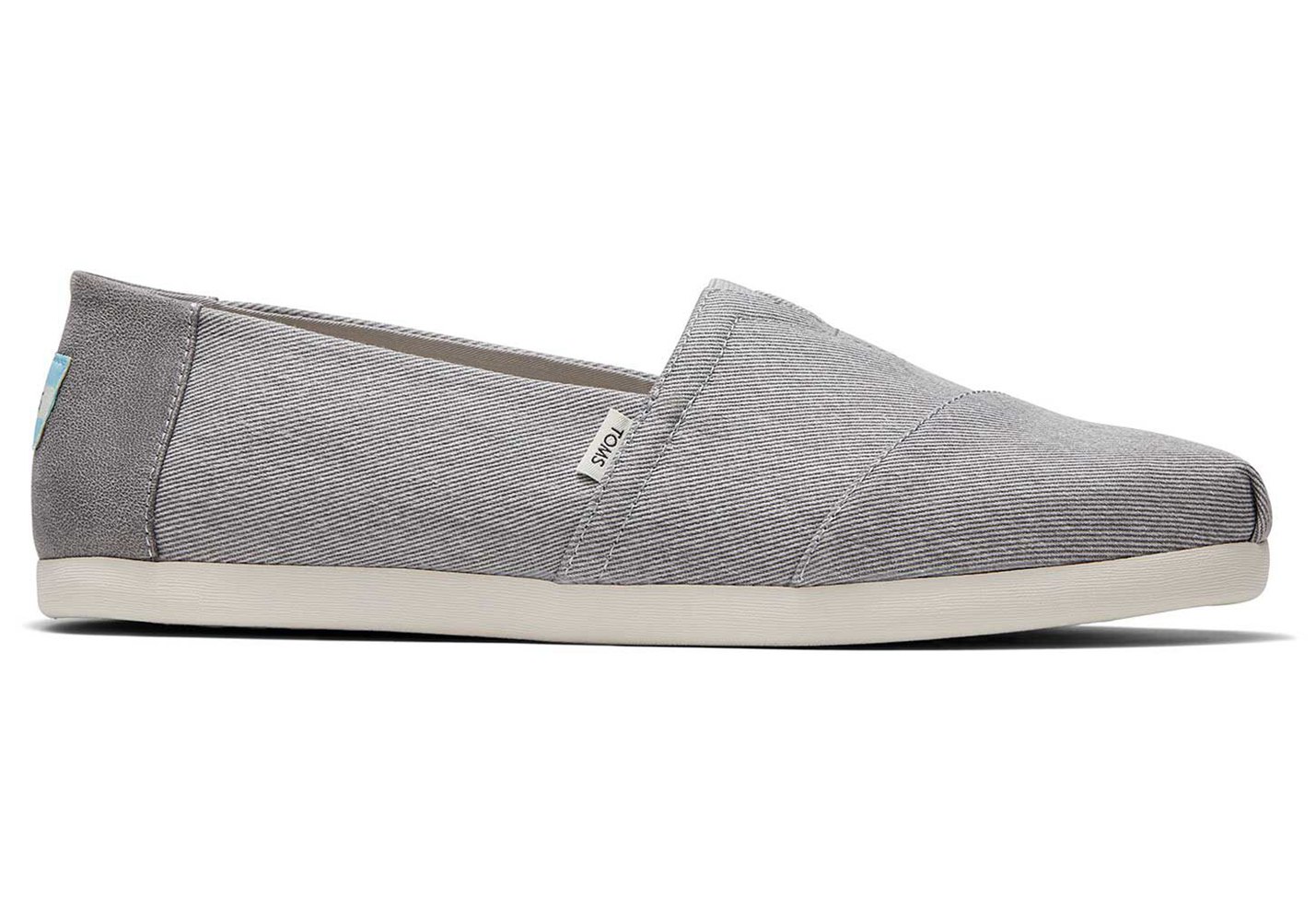 Toms Espadryle Męskie Szare - Alpargata Eco Dyed Twill - 95WQZYEUL